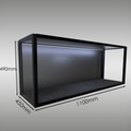 StackCase SC110 (1100×450×490mm) – Stackable Display Case with LED